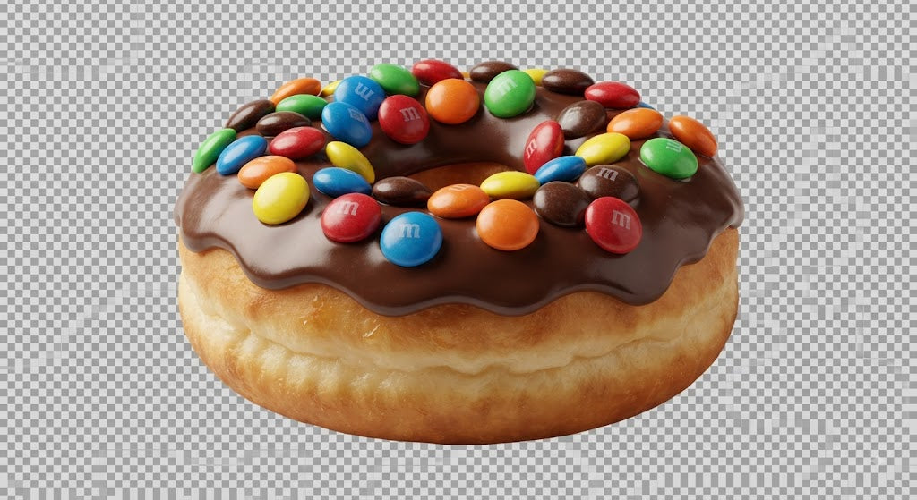 Choc Hazelnut Double Chocolate Donut