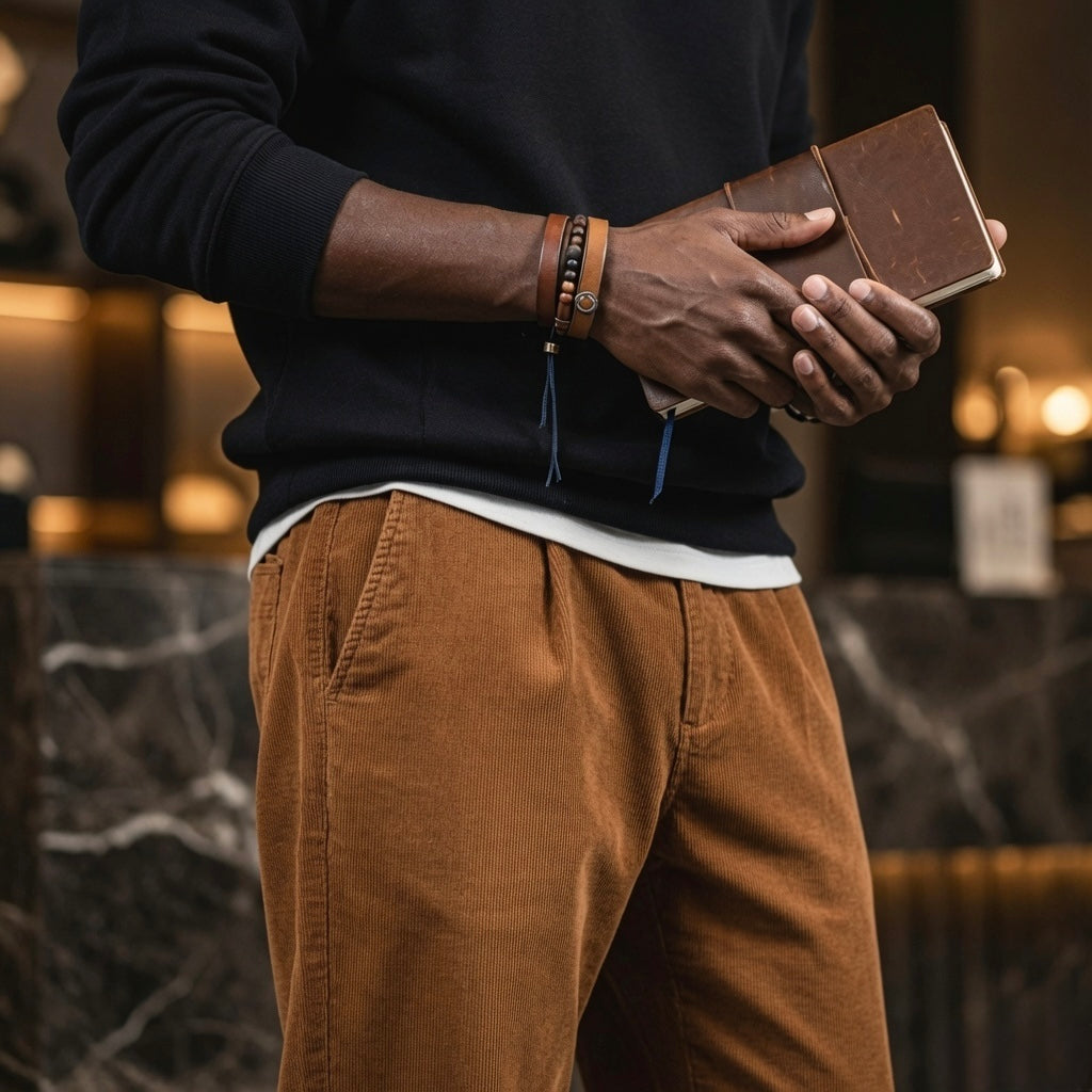 Vintage Corduroy Straight Pants
