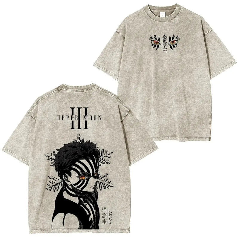 Vintage Washed Anime Graphic Tee