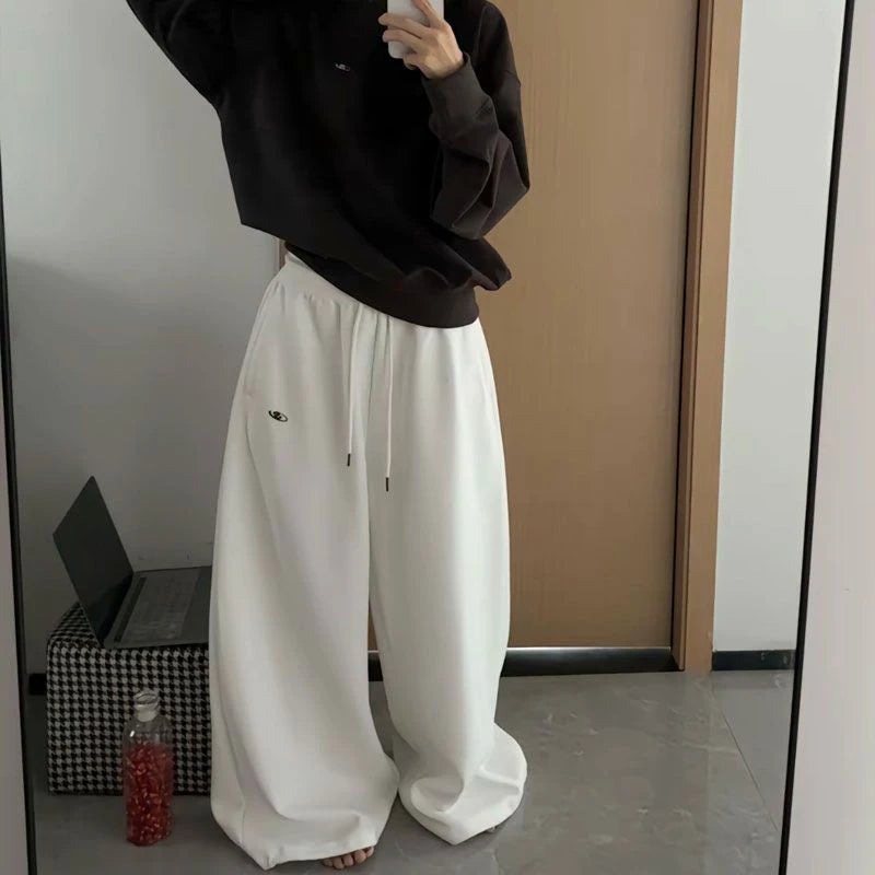 Oversized High Waist Cotton Jogger Pants