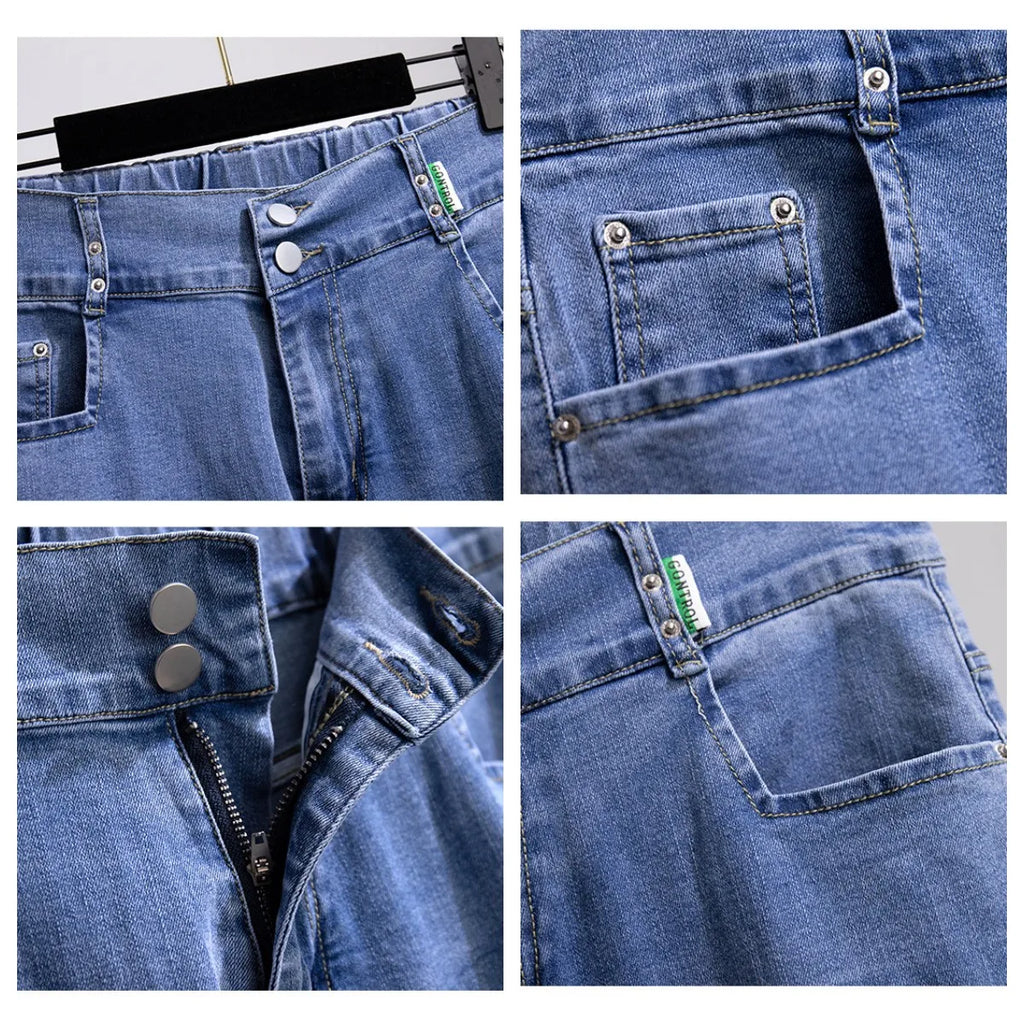 Oversized High Waist Vintage Denim Harem Pants