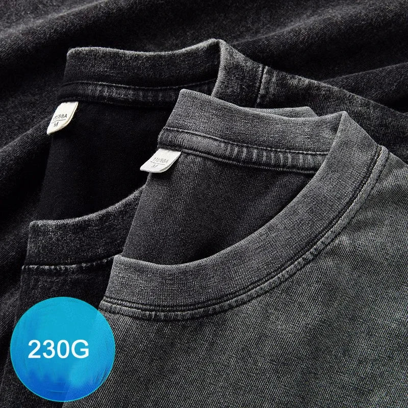 230GSM Oversized Combed Cotton Tee