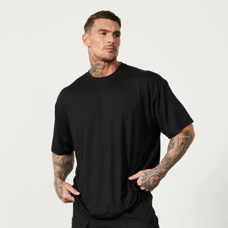 Oversized Dropped Shoulder Cotton Tee