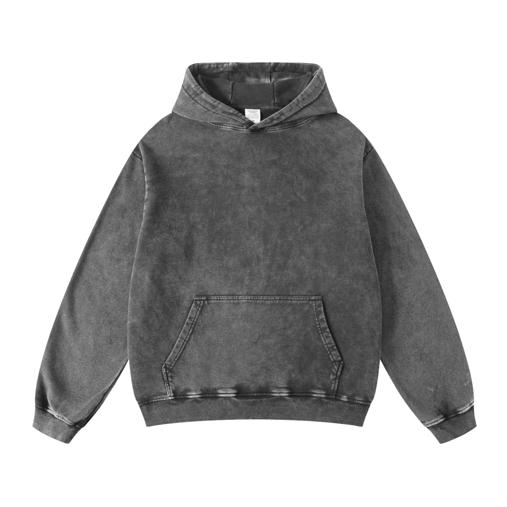 Oversized Cotton Pullover Hoodie