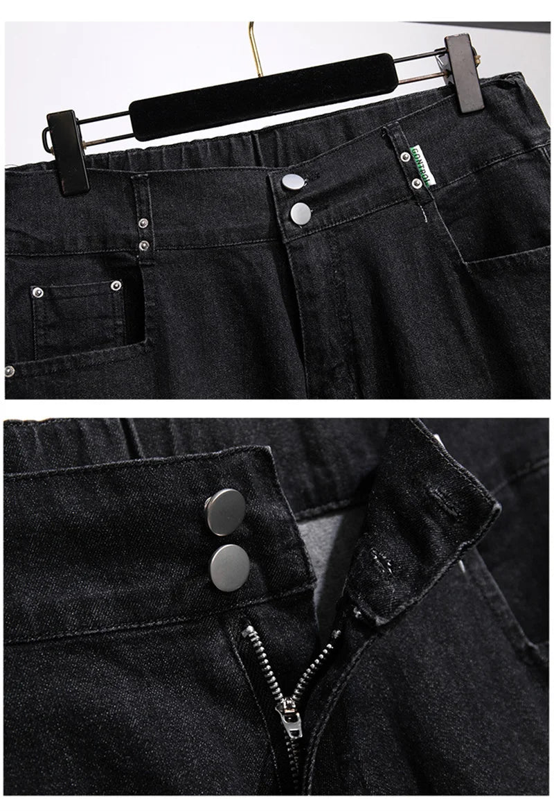 Oversized High Waist Vintage Denim Harem Pants