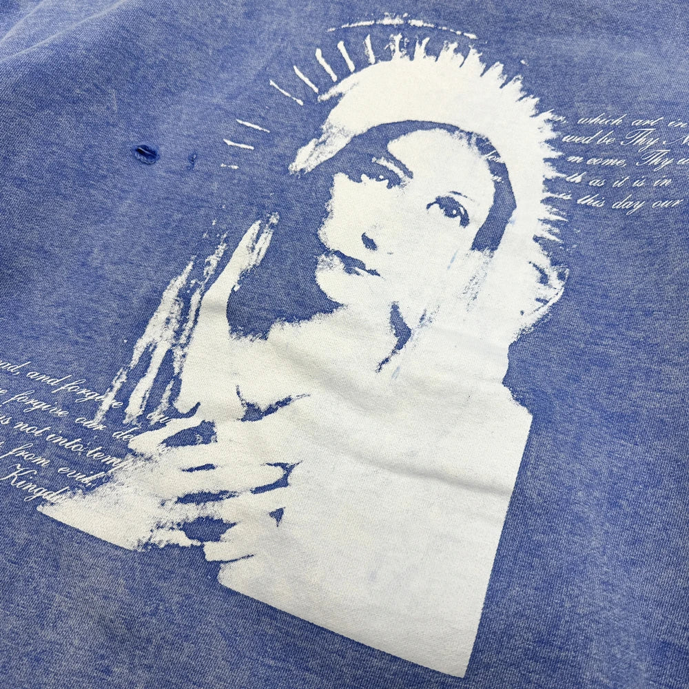 Oversized Vintage Graphic Hoodie