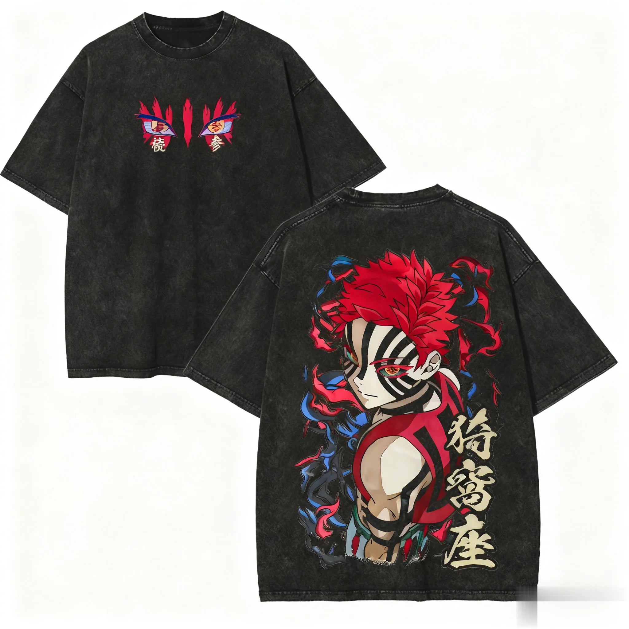 Vintage Washed Anime Graphic Tee