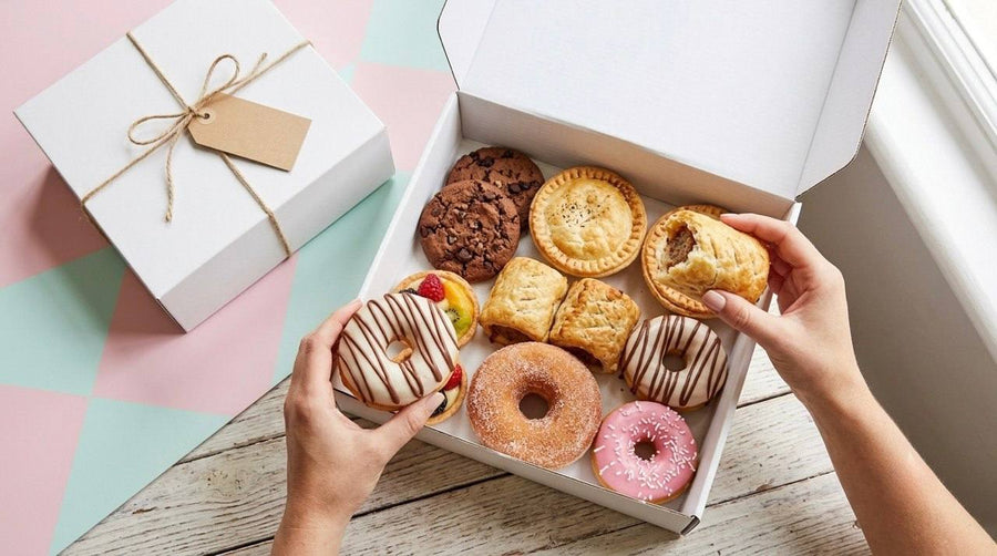 Pellira food selection presented as a gift